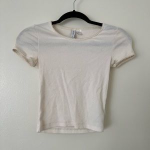 Cream T Shirt